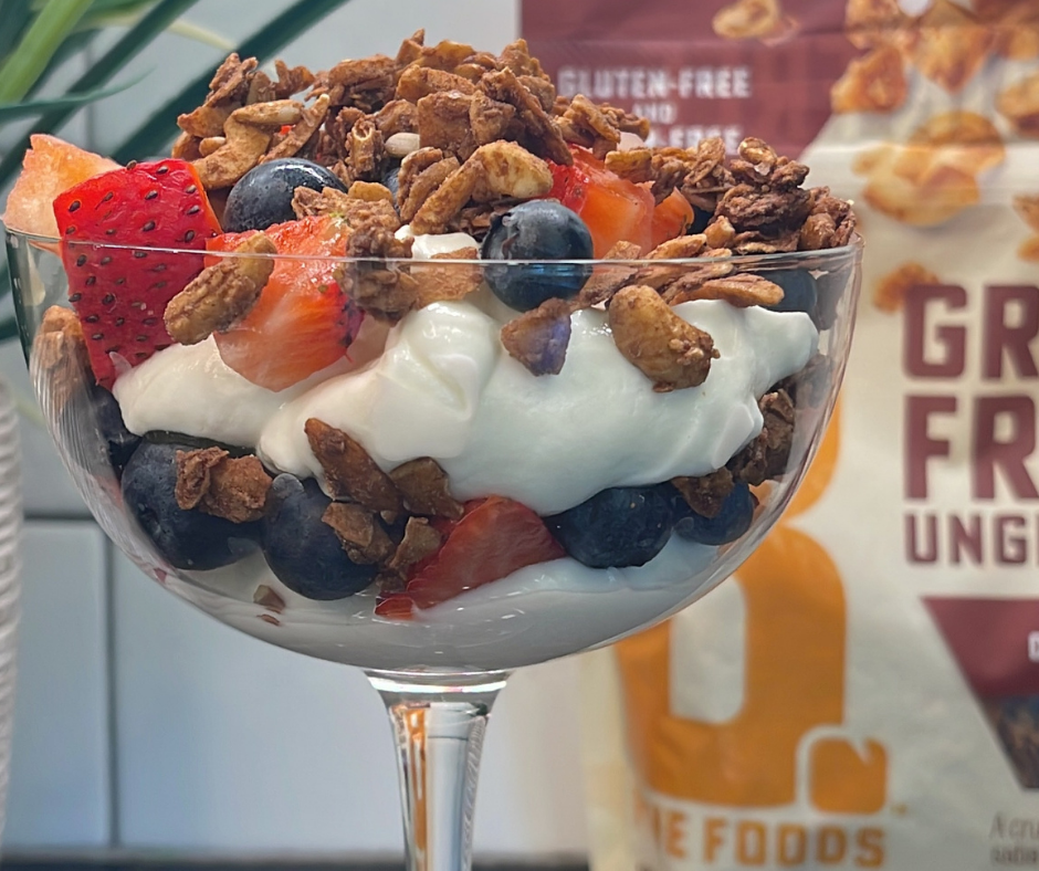 Dark Chocolate Ungranola Parfait