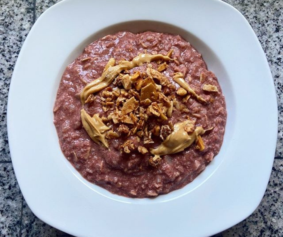 Red Velvet Banana Caulioats