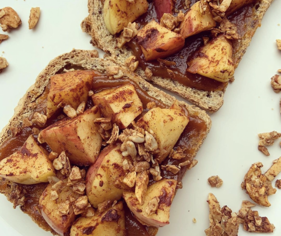 Apple/Pumpkin Pie Toast