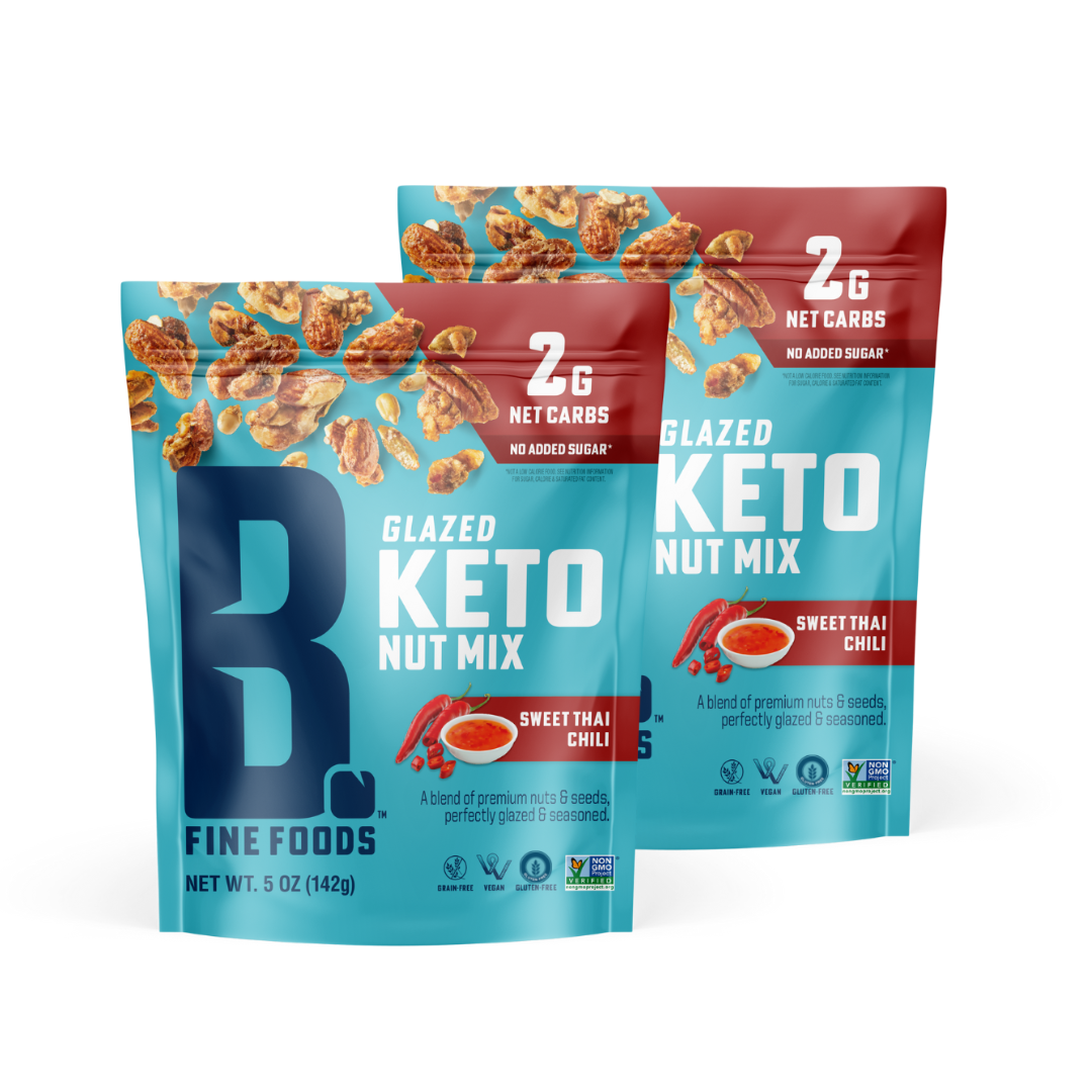 2 bags of Sweet Thai Chili Keto Nut Mix
