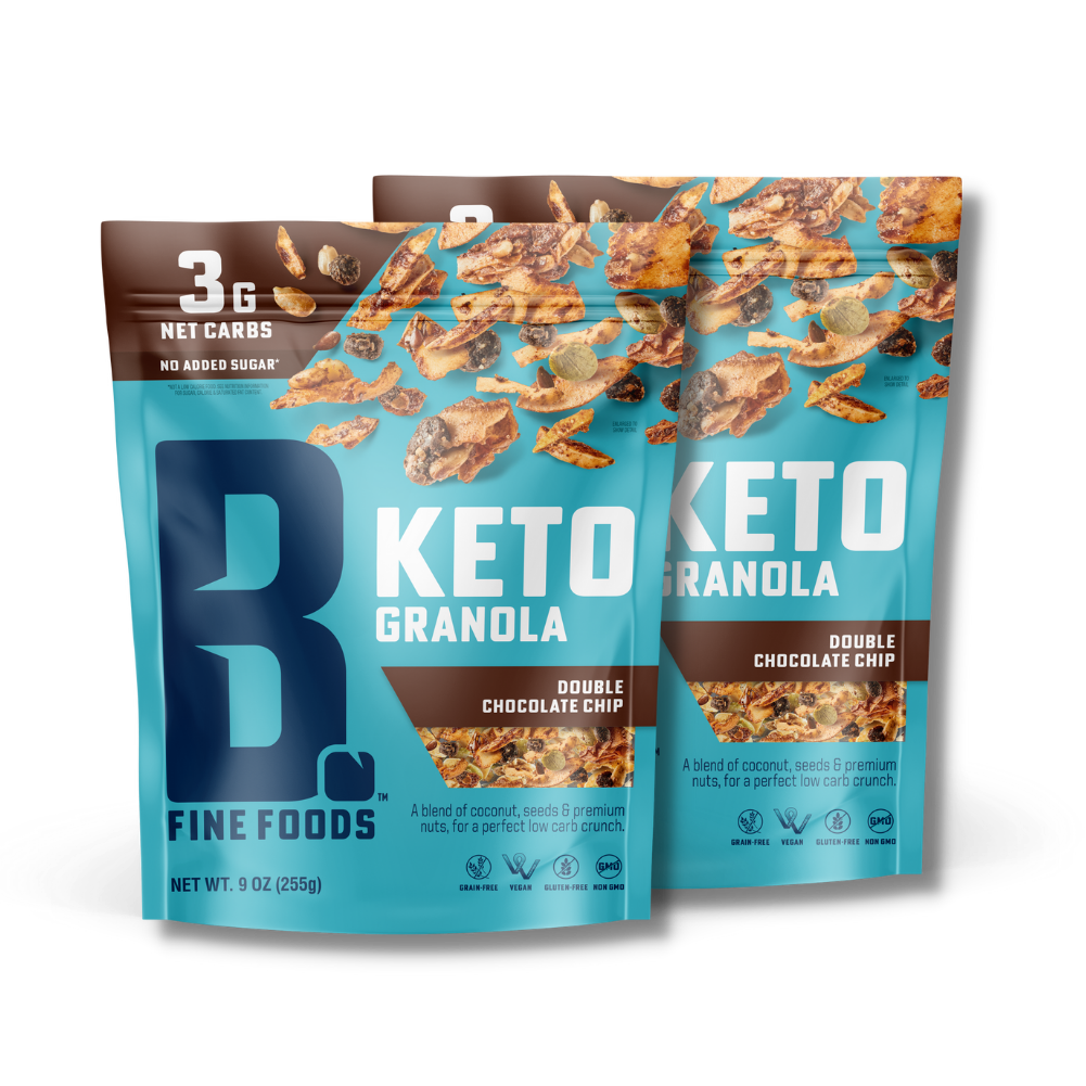 2 bags of Double chocolate chip keto granola