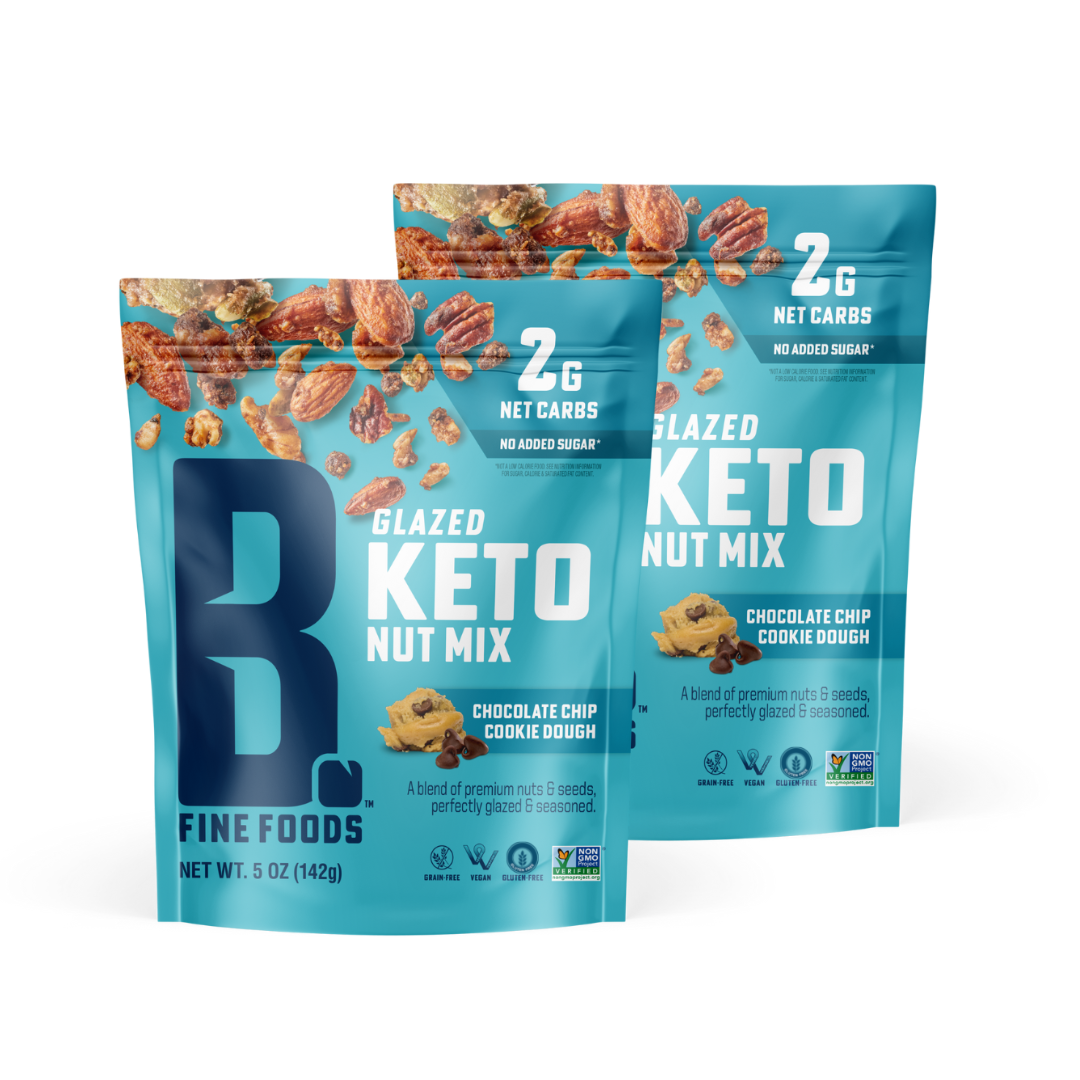 Chocolate Chip Cookie Dough 5oz Keto Nut Mix 2 Pack