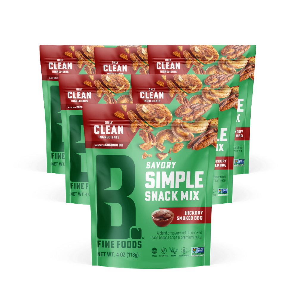 6 bags of Hickory Smoked BBQ Simple Snack Mix