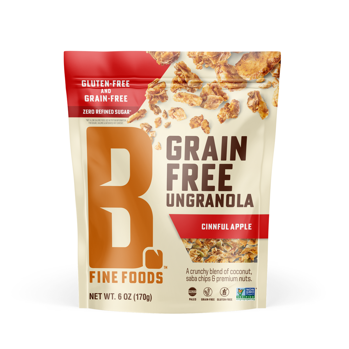Front of Cinnful Apple Grain Free Ungranola