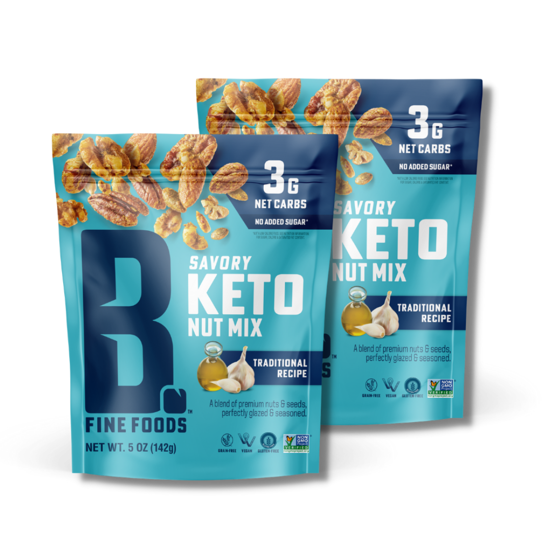 Savory Traditional 5oz Keto Nut Mix 2 Pack