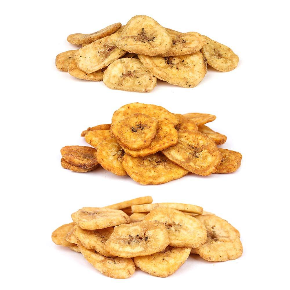 Three flavors of nana chips